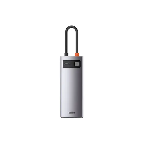 Baseus Metal Gleam Series 6-in-1 Multifunctional Type-C Hub Adapter
