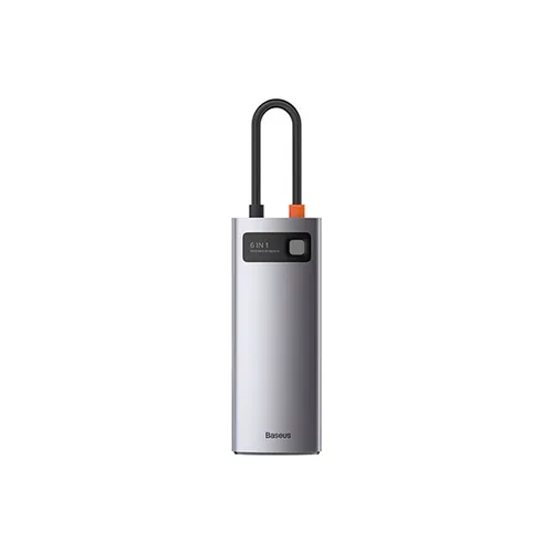 Baseus Metal Gleam Series 6-in-1 Multifunctional Type-C Hub Adapter
