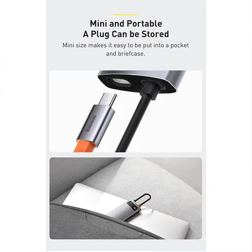 Baseus Metal Gleam Series 6-in-1 Multifunctional Type-C Hub Adapter