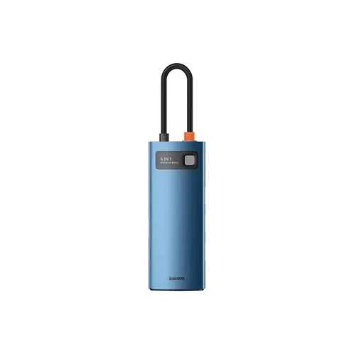Baseus Metal Gleam Series 6-in-1 Multifunctional Type-C Hub Adapter