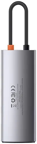 BASEUS Metal Gleam Series 6 In 1 Multifunctional Type-C Hub CAHUB-CW0G