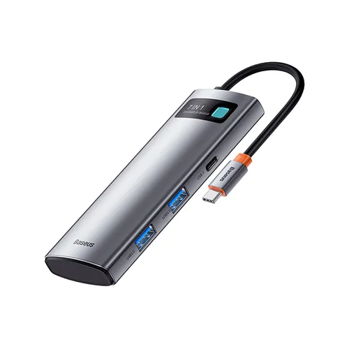 Baseus Metal Gleam Series 7-in-1 Multifunctional Type-C Hub Adapter