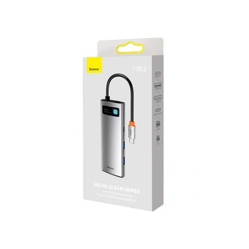 Baseus Metal Gleam Series 7-in-1 Multifunctional Type-C Hub Adapter