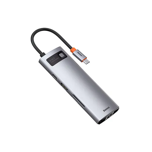 Baseus Metal Gleam Series 8-in-1 Multifunctional Type-C Hub Adapter