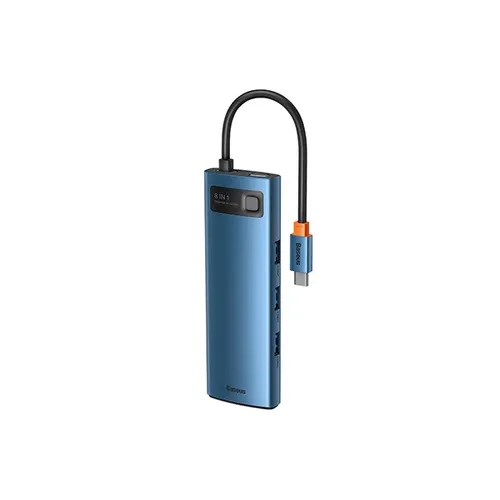 Baseus Metal Gleam Series 8-in-1 Multifunctional Type-C Hub Adapter
