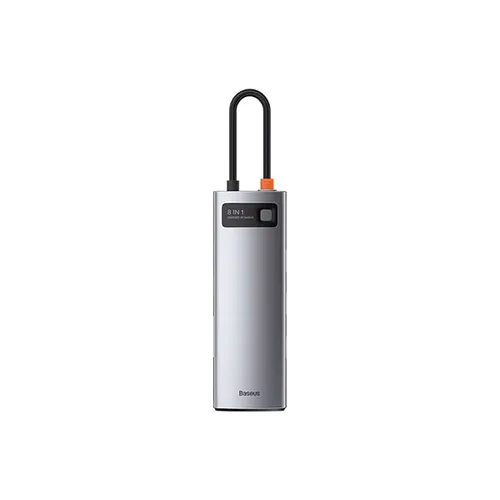 Baseus Metal Gleam Series 8-in-1 Multifunctional Type-C Hub Adapter