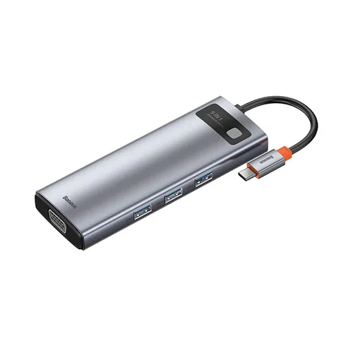 Baseus Metal Gleam Series 9-in-1 Multifunctional Type-C Hub Adapter
