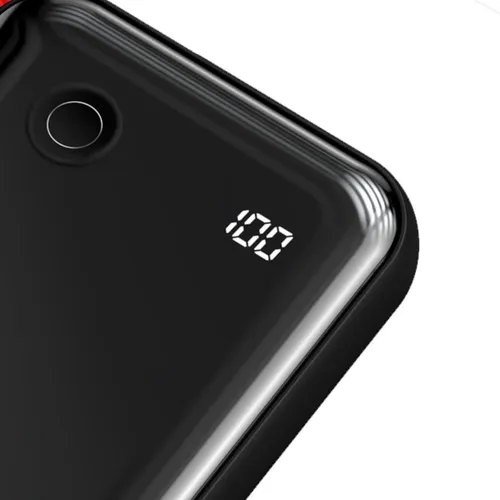 BASEUS Mini S Digital Display 3A Power Bank 10000mAh (With IP Cable) Black PPXF-B01