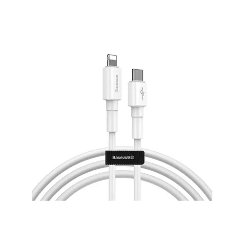 BASEUS Mini White Data Cable Type-C To iPhone PD 20W CATLSW-02
