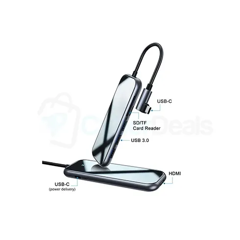 Baseus Mirror Series 7-in-1 Type-C to USB 3.0*3+HDMI+SD/TF+PD Hub Adapter