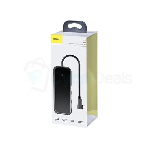 Baseus Mirror Series 7-in-1 Type-C to USB 3.0*3+HDMI+SD/TF+PD Hub Adapter