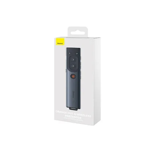 Baseus Orange Dot Ai Wireless Presenter (Red Laser)(Charging)