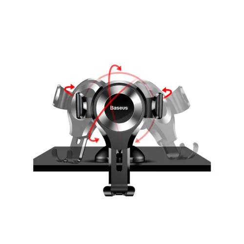 Baseus Osculum Gravity Car Holder for Windshield Dashboard Black+Silver (SUYL-XP0S)