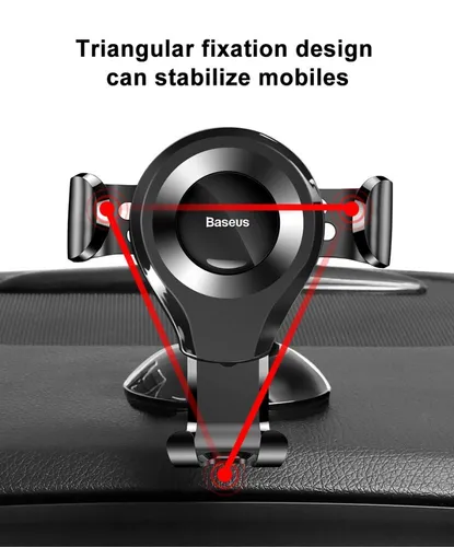 BASEUS Osculum Type Gravity Car Mount Black