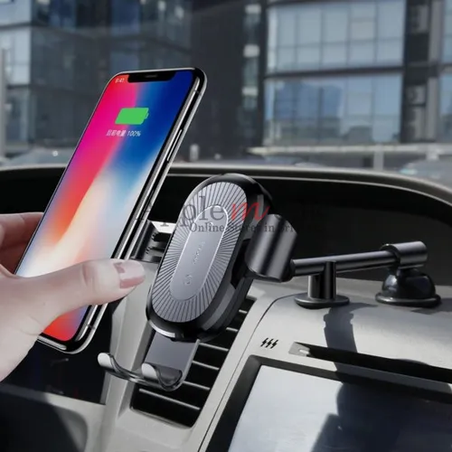 Baseus Osculum Type Wireless Charger Gravity Car Mount