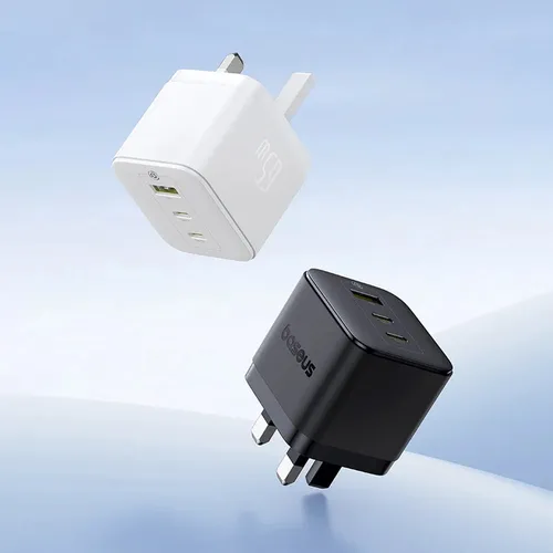 Baseus Palm 65W 2C+U 65W UK 3 Pin Fast Charger