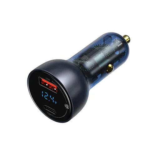 Baseus Particular Digital Display QC + PPS 65W Dual Quick Car Charger
