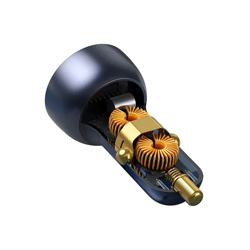 Baseus Particular Digital Display QC + PPS 65W Dual Quick Car Charger with Type-C Cable