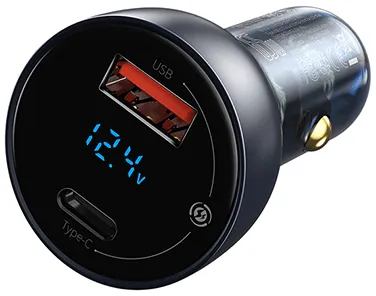 Baseus Particular Digital Display QC+PPS Dual Quick Car Charger 65W