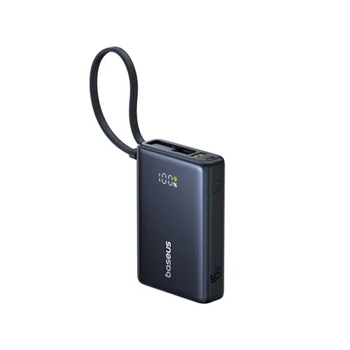 Baseus PicoGo 45W 10000mAh Digital Display Power Bank with Built In USB-C Cable