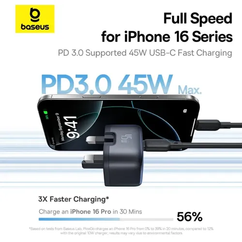 Baseus PicoGo AE11 45W GaN 6 Type-C Fast Charger