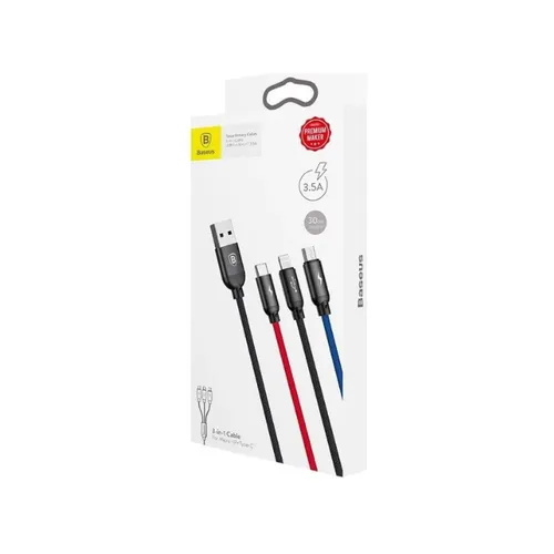 Baseus Primary 3 in 1 30CM Cable