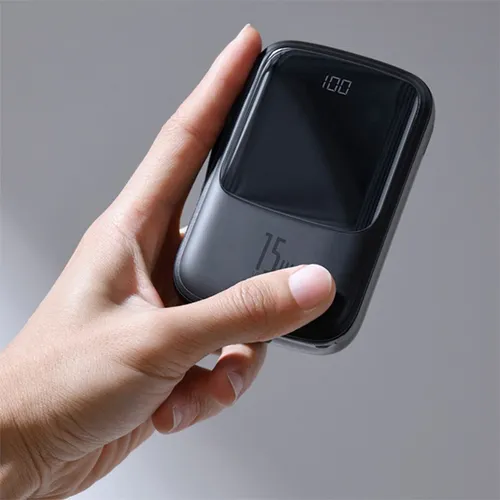 Baseus Qpow 15W Digital Display 10000mAh Power Bank with Lightning Cable