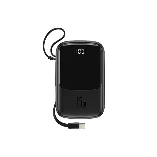 Baseus Qpow 15W Digital Display 10000mAh Power Bank with Type-C Cable