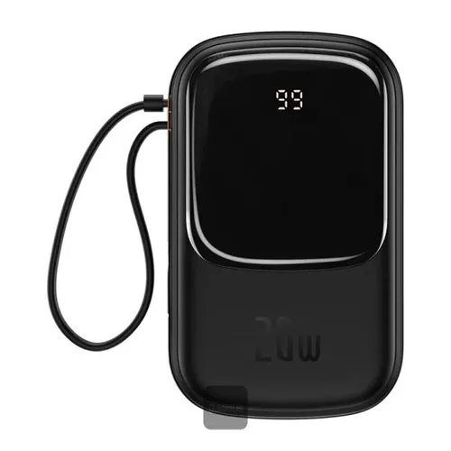 Baseus Qpow 20W 20000 Power Bank with Built-in Lightning Cable