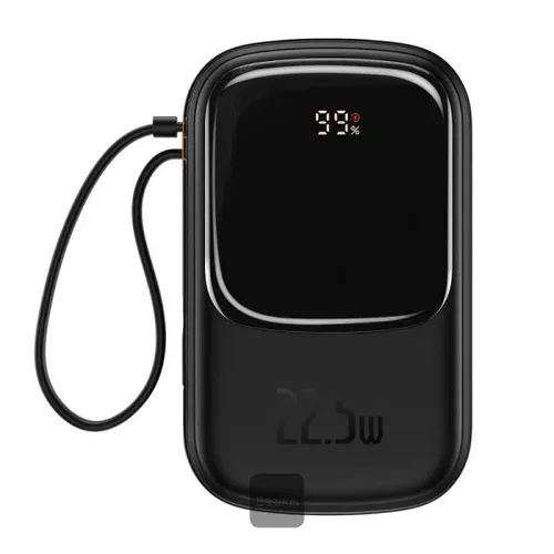 Baseus Qpow 22.5W 20000mAh Power Bank with Built-in USB-C Cable