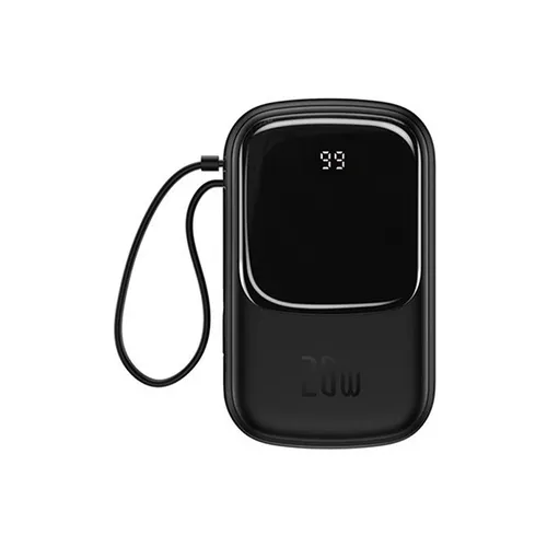 Baseus Qpow Digital Display 20W Quick Charge 20000mAh Power Bank with Lightning Cable
