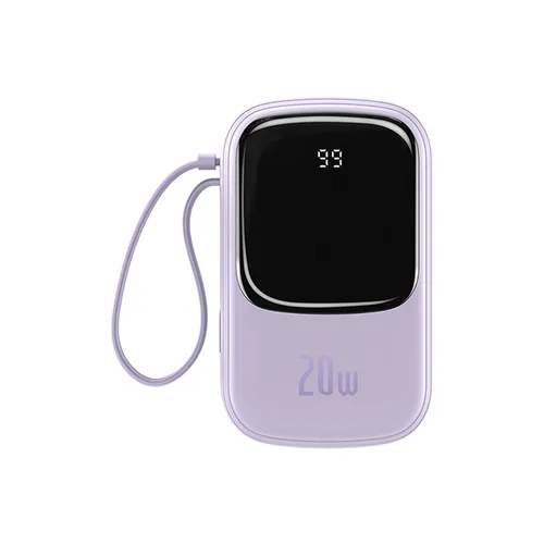 Baseus Qpow Digital Display 20W Quick Charge 20000mAh Power Bank with Lightning Cable