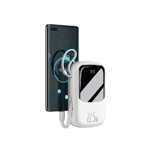 Baseus Qpow Digital Display 22.5W Quick Charge 20000mAh Power Bank with Type-C Cable