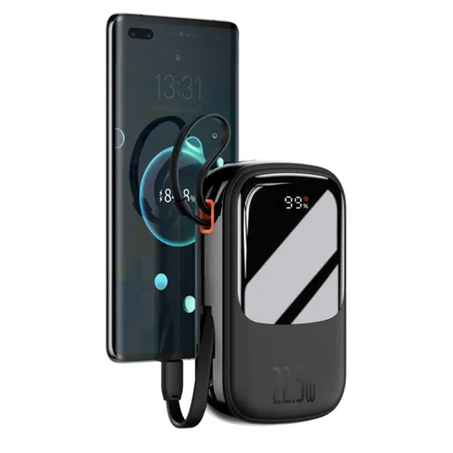 Baseus Qpow Pro 20000mAh 22.5W Digital Display Quick Charging Power Bank With Type-C Cable