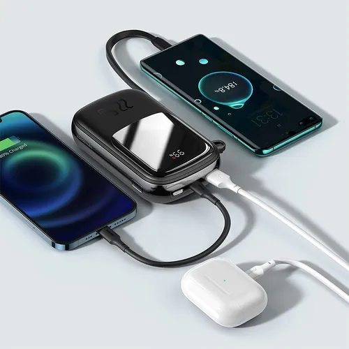 Baseus Qpow Pro 20000mAh 22.5W Digital Display Quick Charging Power Bank With Type-C Cable