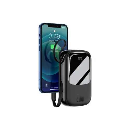 Baseus Qpow Pro Digital Display 20W Quick Charge 10000mAh Power Bank with Lightning Cable