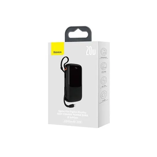 Baseus Qpow Pro Digital Display 22.5W Quick Charge 10000mAh Power Bank with Type-C Cable