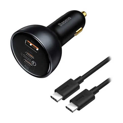 Baseus Qualcomm Quick Charge 5 160W Multi-Port Fast Car Charger with Type-C Cable