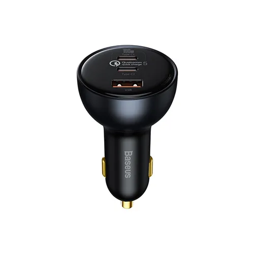 Baseus Qualcomm Quick Charge 5 160W Multi-Port Fast Car Charger with Type-C Cable