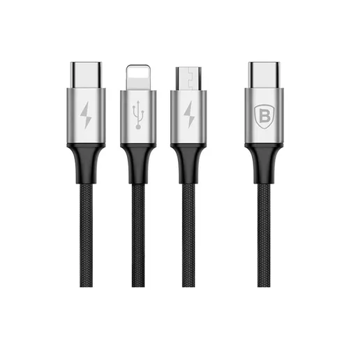 Baseus Rapid Series 3-in-1 3A High Speed Charging Cable