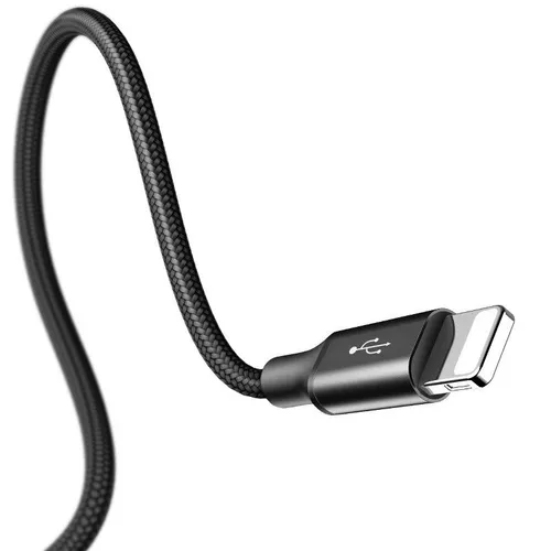 BASEUS Rapid Series 3 In 1 Cable USB To iPhone + Type-C + Micro 3A 1.2M CAMLT-SU01