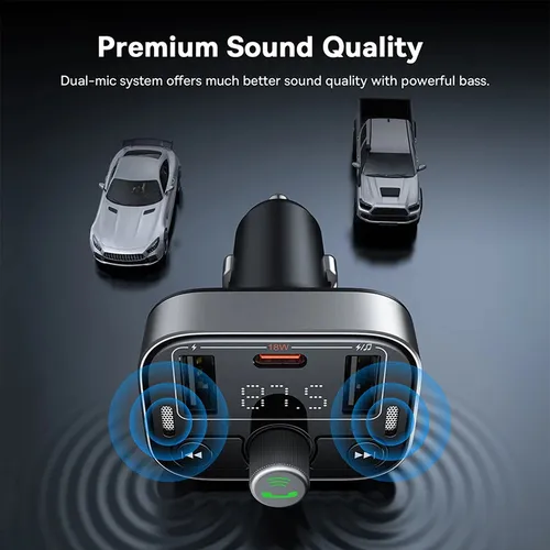 Baseus S-09 Pro Series Car FM Transmitter