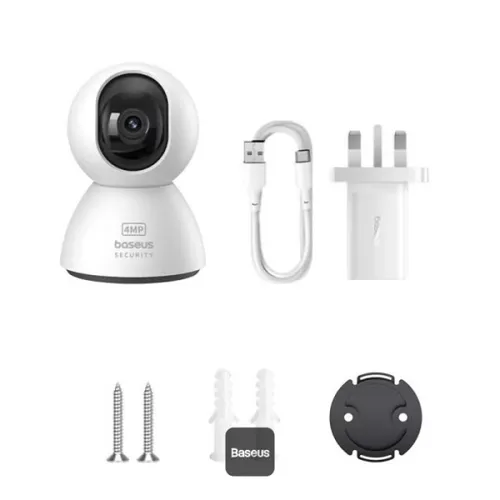 Baseus Security P1 Indoor 3K Wi-Fi Camera AI Detection 360° Pan Night Vision