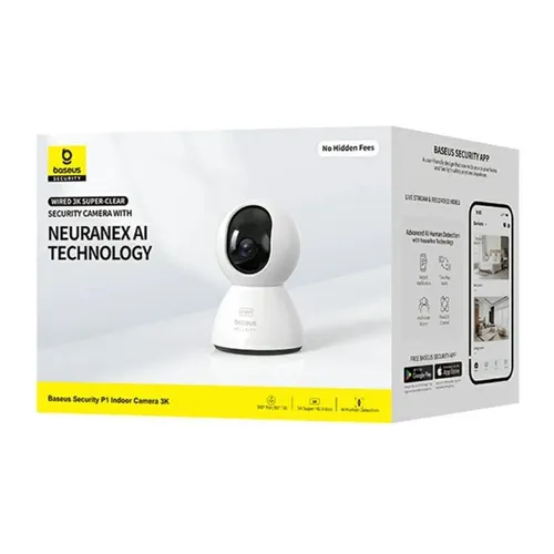 Baseus Security P1 Indoor Camera 3K UK Moon White - S0TV012133