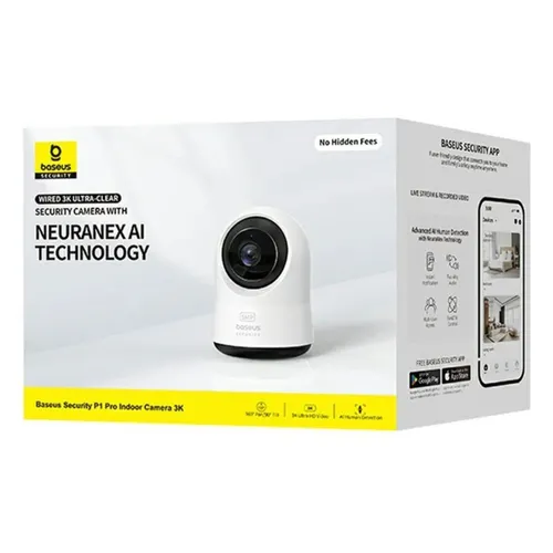 Baseus Security P1 Pro Indoor Camera 3K UK Moon White - S0TV022133