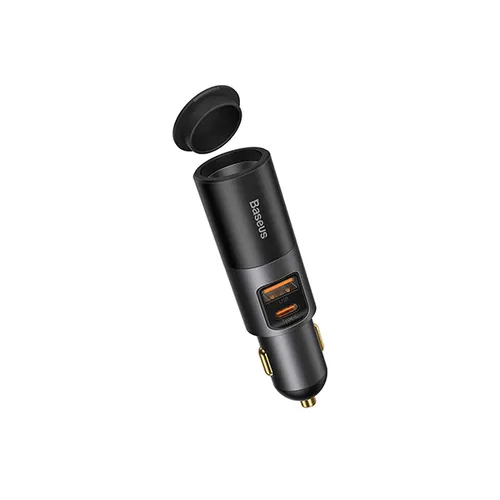 Baseus Share Together 120W USB + Type-C?Car Charger with Cigarette Lighter Expansion Port?