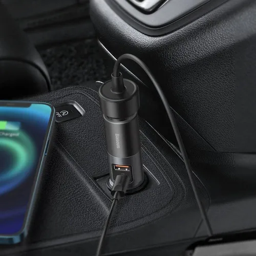 Baseus Share Together Fast Charge with Cigarette Lighter Expansion Port USB+Type-C 120W