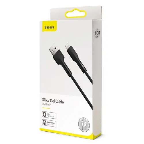 BASEUS Silica Gel Cable USB For iPhone 2.4A 1M CALGJ-06