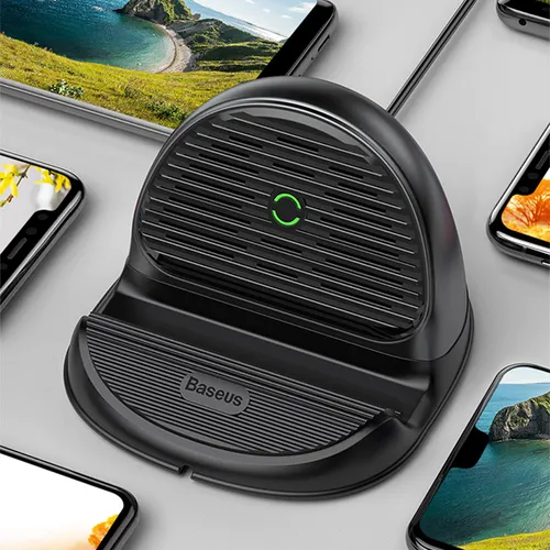 Baseus Silicone Horizontal Desktop Wireless Charger