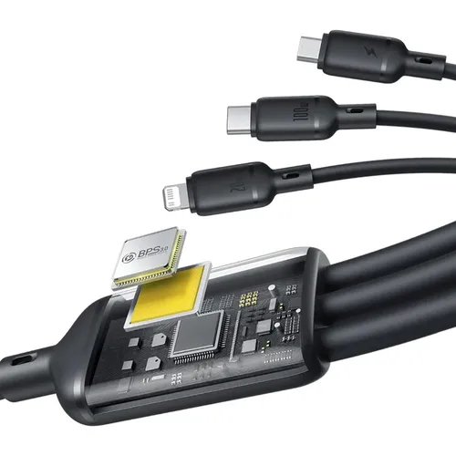 Baseus Silky 100W One-for-Three Type -C to M+L+C Fast Charging 1.5M Cable